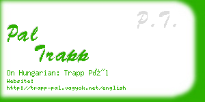 pal trapp business card